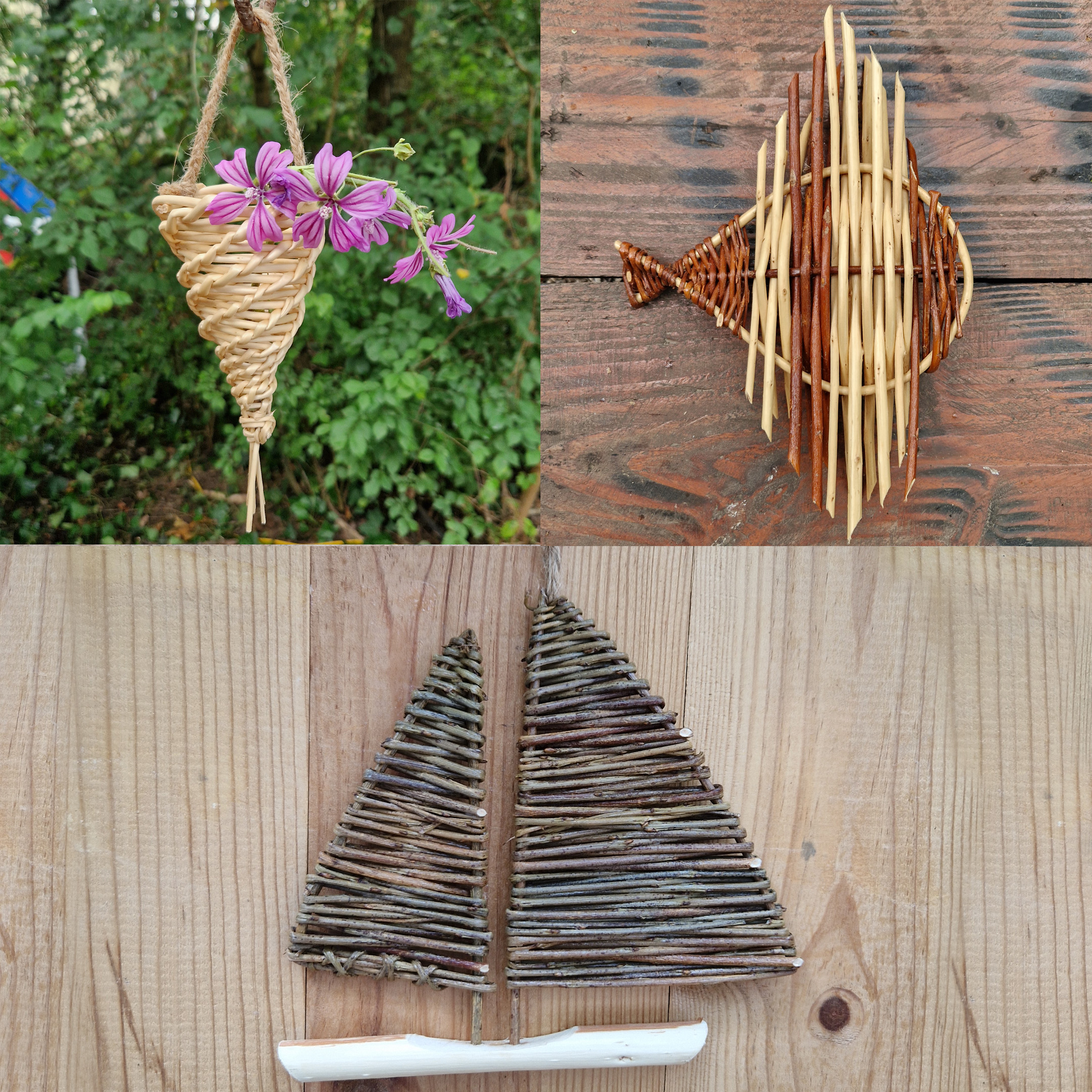 Stages de vannerie artisanale traditionnelle pour les enfants à l'atelier Vannerie Libre. Apprendre les bases de la vannerie et notions de nature.